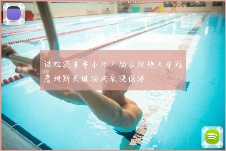 诺维茨基率小牛六场击败热火夺冠詹姆斯关键场次表现低迷